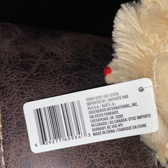 Chocolate Scented 6 Inch Plush Teddy Bear Greenbrier Inc. (New) - Picture 10 of 13